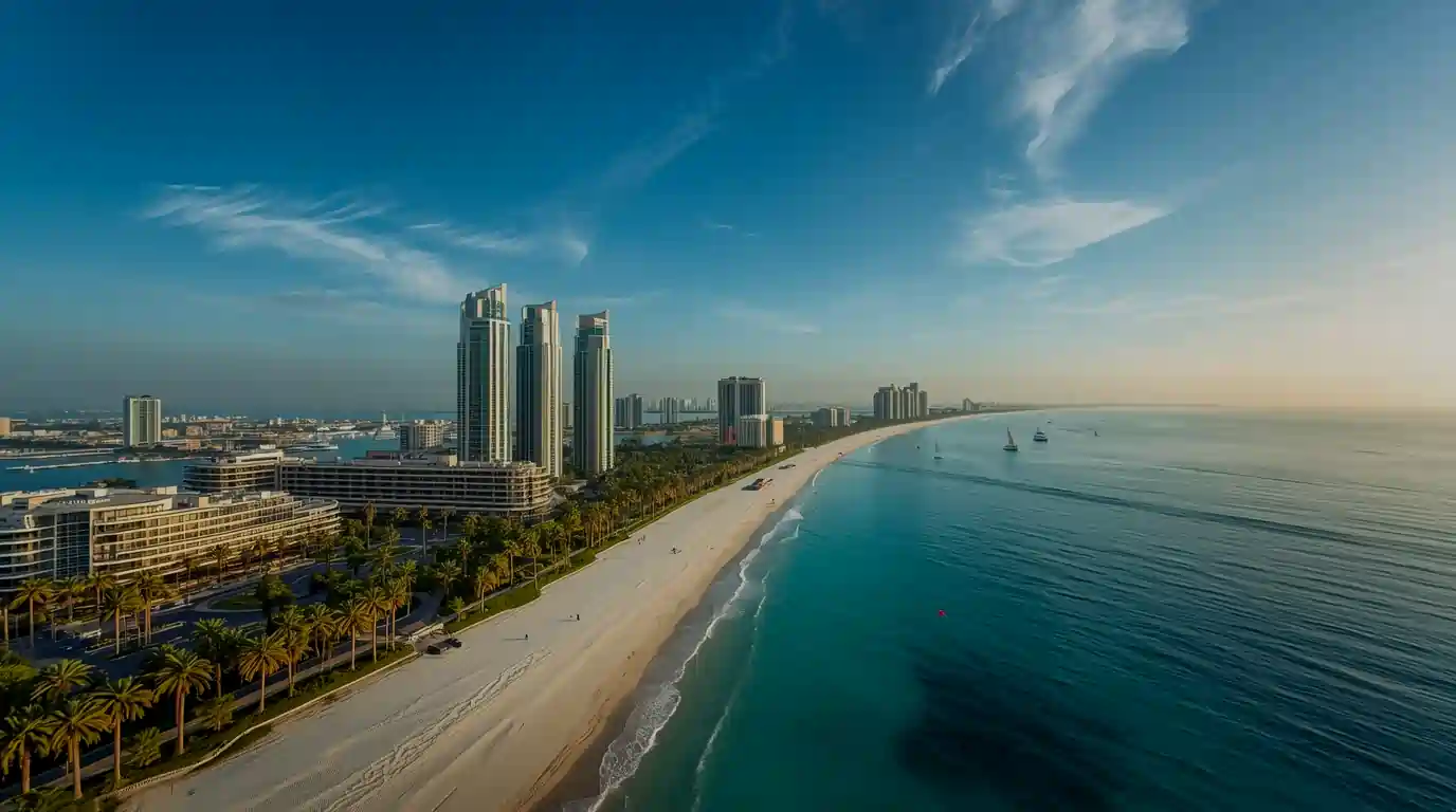 private beach access in dubai harbour 
