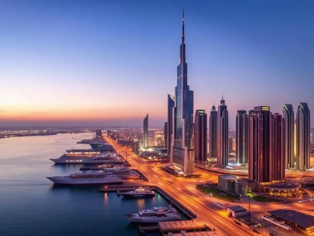 connectivity path in dubai harbour